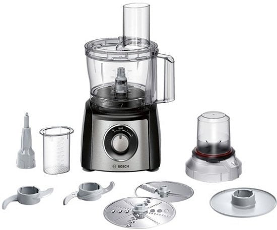 Bosch mcm3401m foodprocessor 800w sort rustfrit stål
