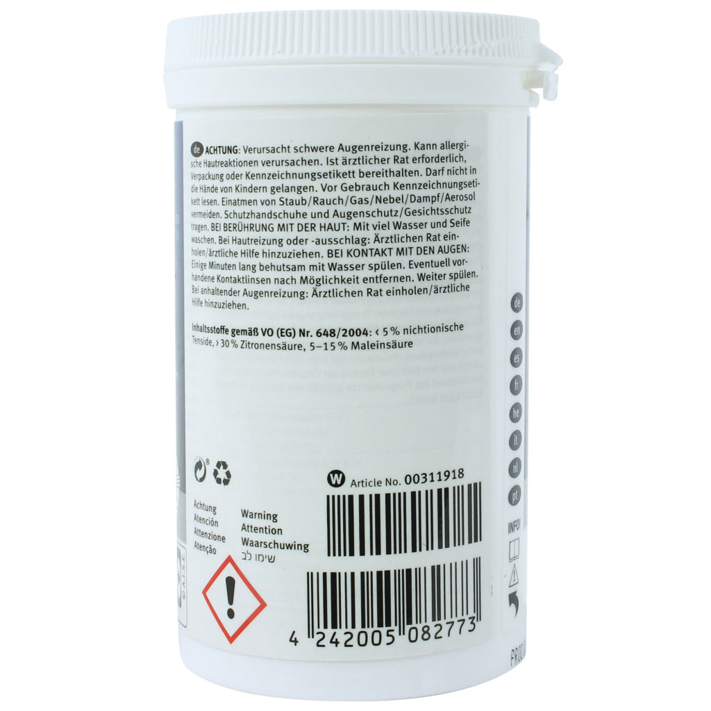 Bosch Siemens B S VW vaskemaskine afkalkningsmiddel 250g