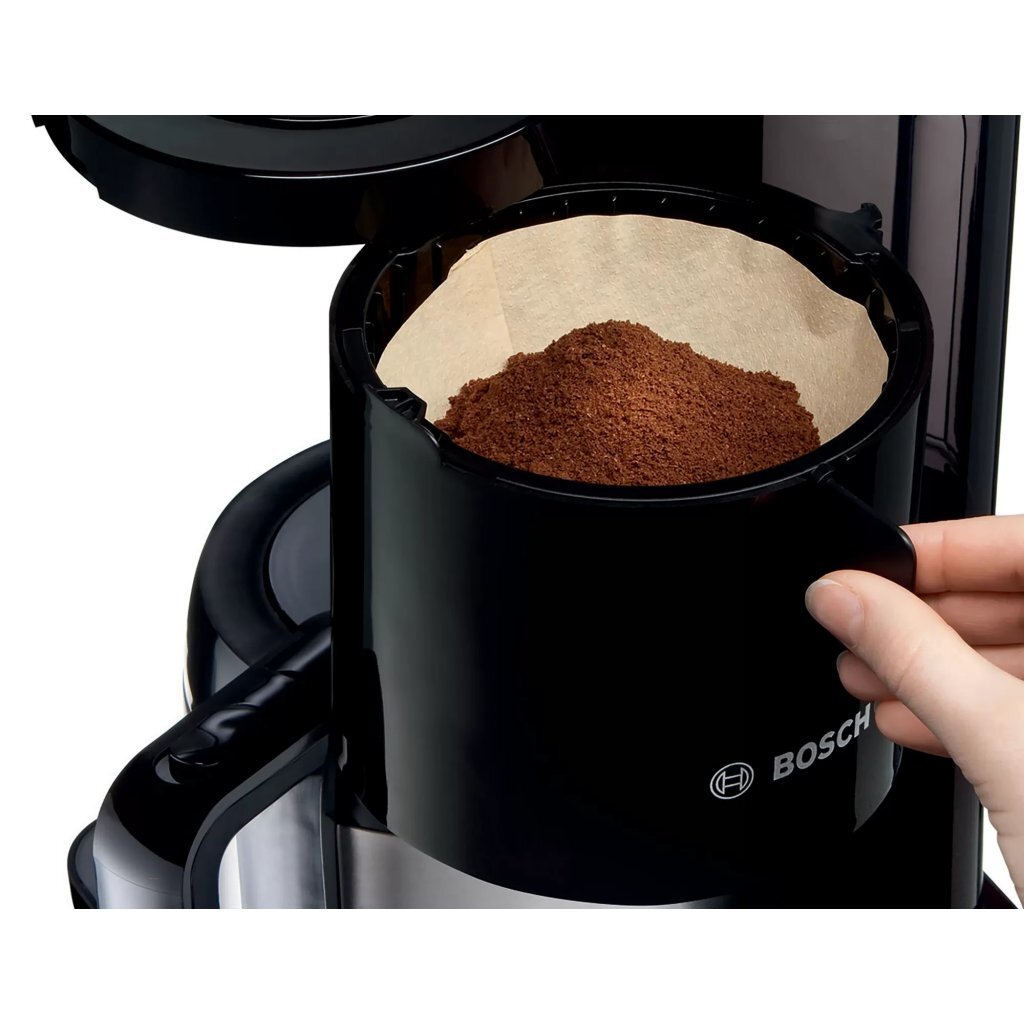Bosch tka8a053 stiline kaffemaskine sort rustfrit stål