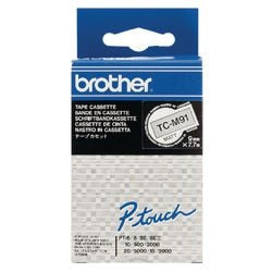 Etikettape brother tc-m91 transparent sort