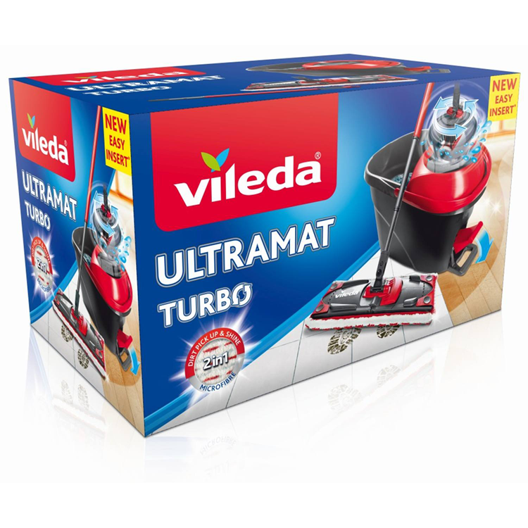 Vileda ultramat turbo - rensesystem - med pedal