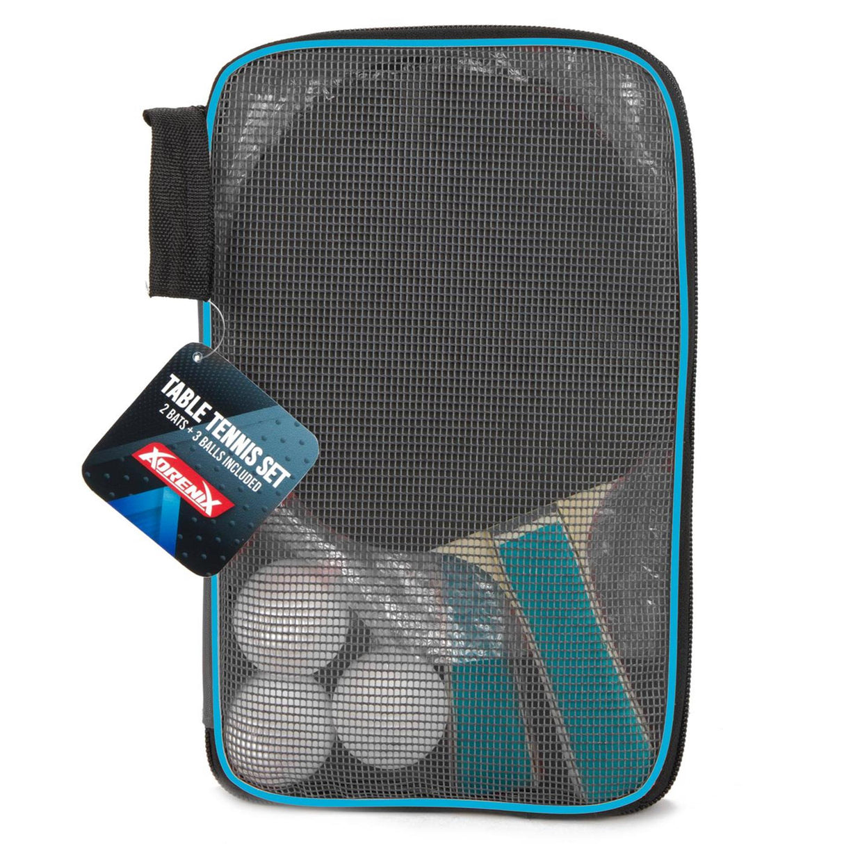 Toi-toys toi-legetøj bordtennissæt 2x bat og 3x bold i taske