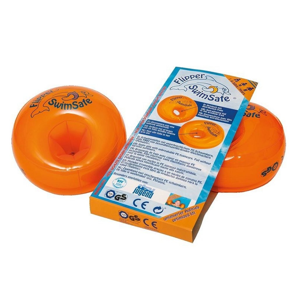 Flipper swimsafe swimsafe svømmeærmer flipper orange 2 stk