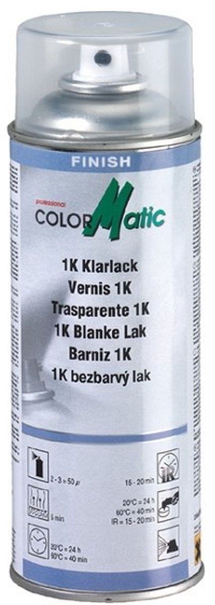 Motip colormatic professionel 1k klarlak højglans - 400 ml.