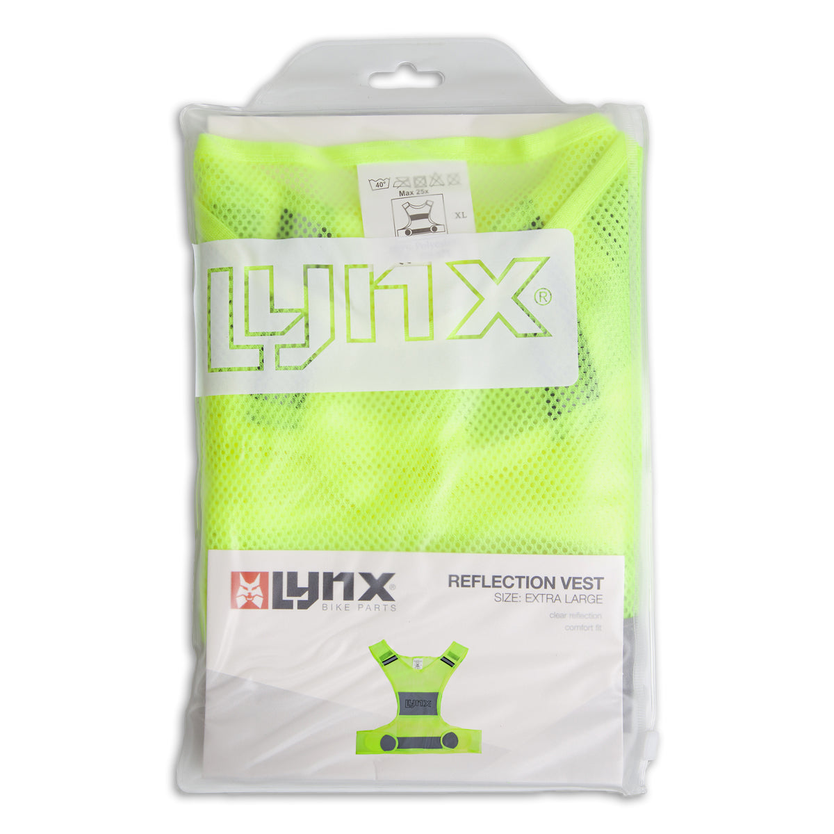 Reflektionsvest unisex gul størrelse xl