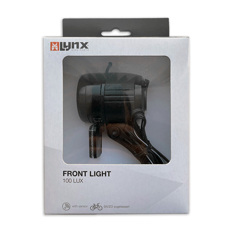 Forlygter dynamo max+ sensor 100 lux
