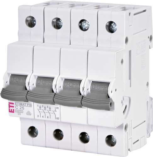 Eti installation automatisk c20 10ka 3p+n