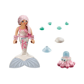 Playmobil 71477 special plus havfrue med sprøjtende blæksprutte | 2 stk