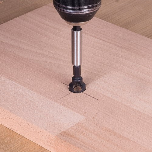 Wolfcraft - forsænket boresæt - 3 forsænke ø 8, 12, 16 mm - sekskantskaft - 4375000