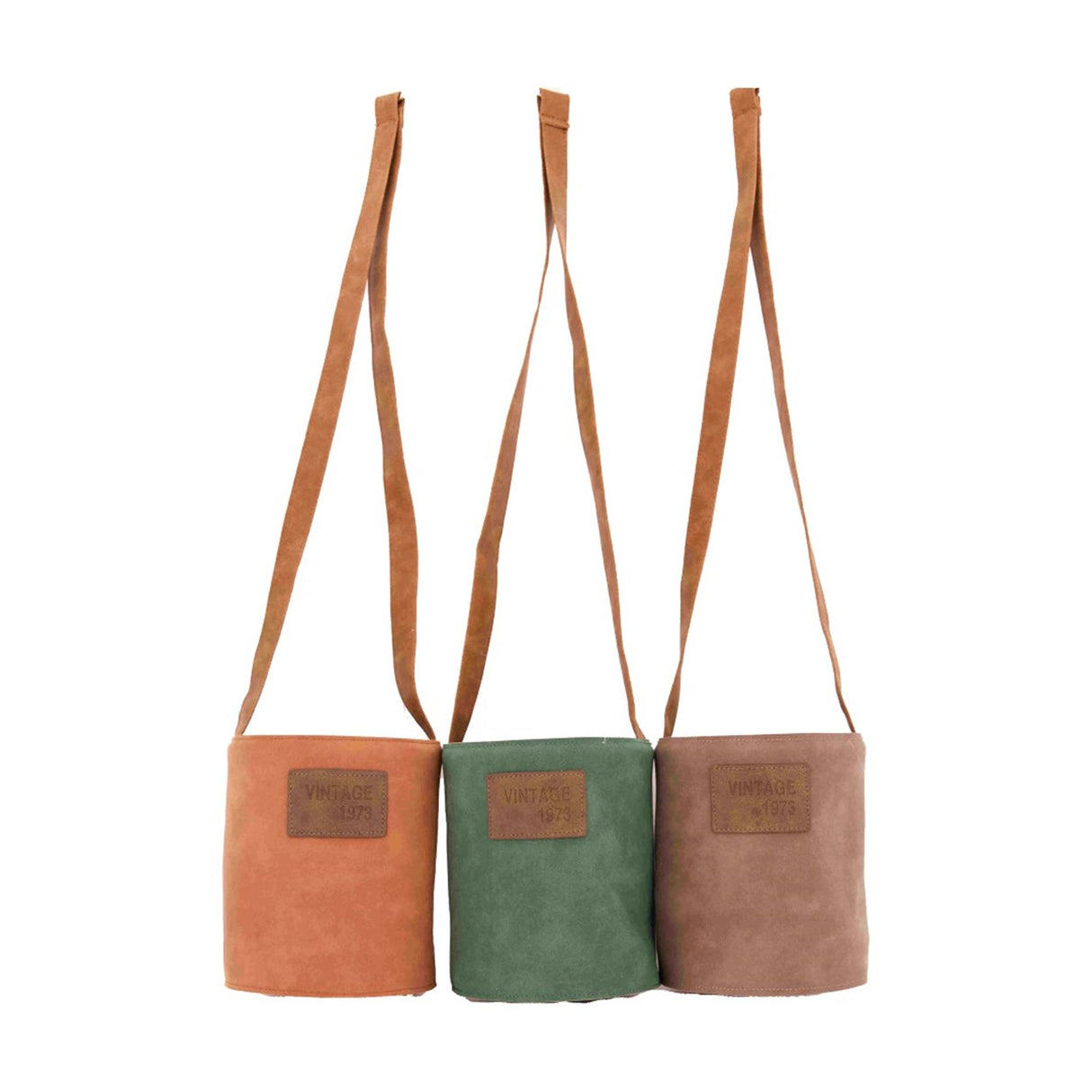 Dijk natural collections urtepotteophæng ã˜13,5x16cm imiteret læder