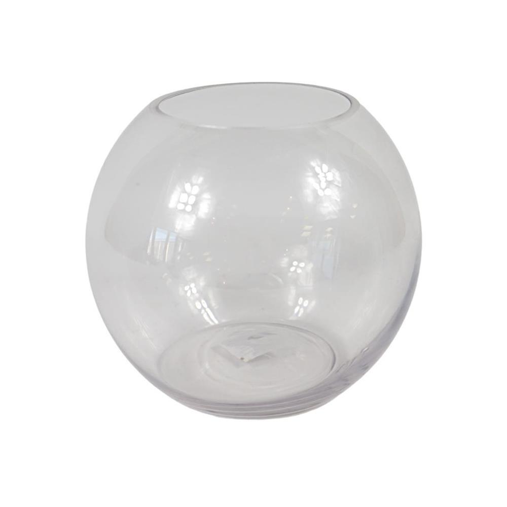 Diverse vase glas rund 17,5 cm