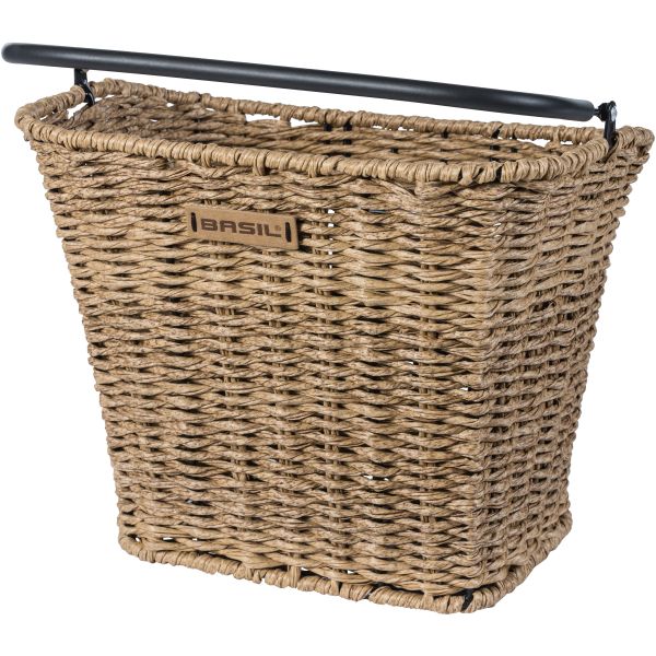 Basil Bremen Rattan Look KF - Bicycle Basket - First - Brown