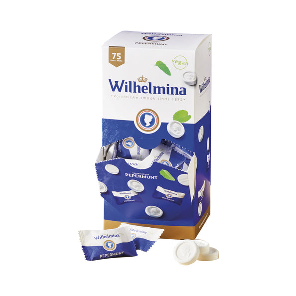 Wilhelmina pebermynte enkelt (75 stykker)