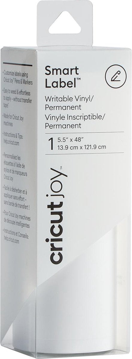 Cricut permanent vinylfolie hvid