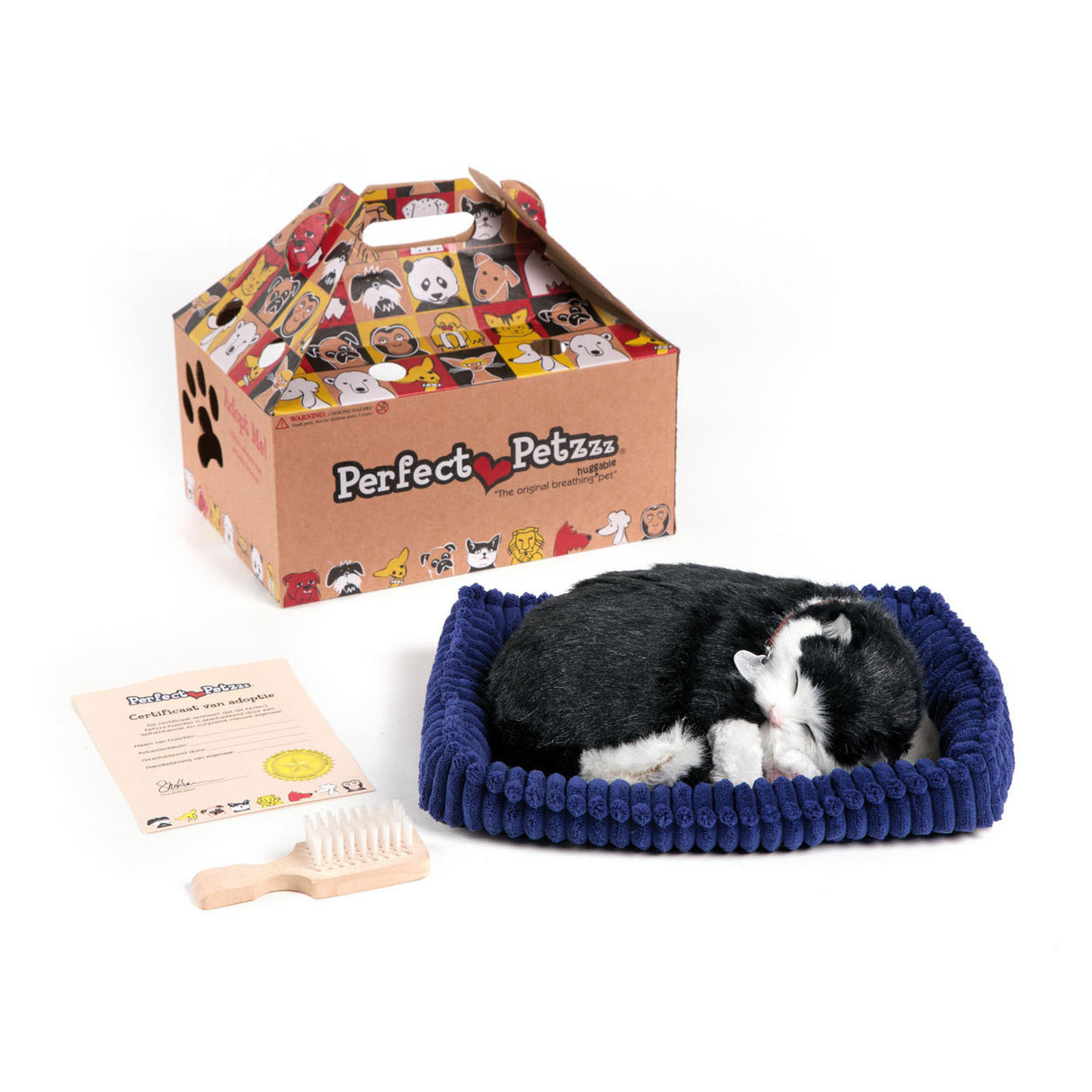 Perfekt petzzz Perfekt Petzzz Soft sort og hvid kat