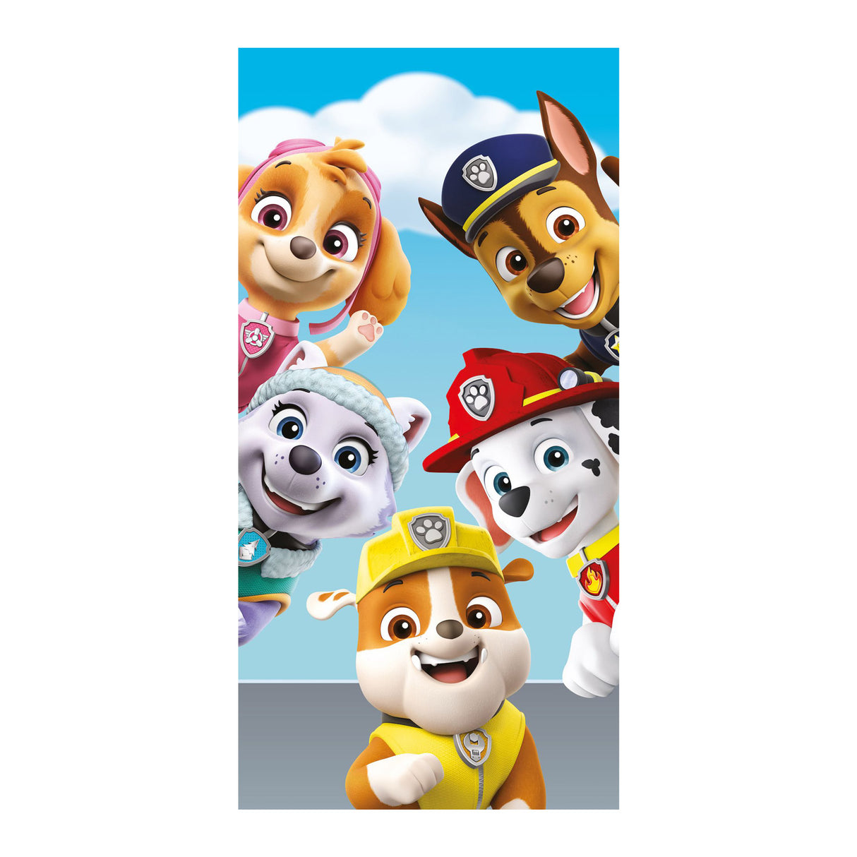 Paw patrulje badehåndklæde, 70x140cm