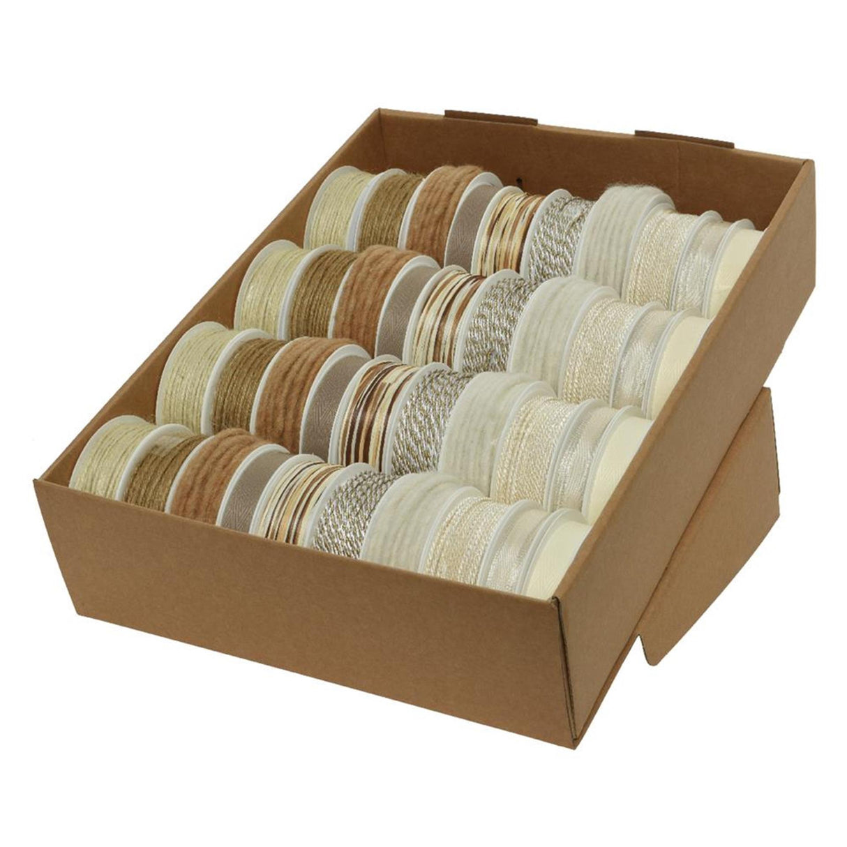 Decoris bånd polyester 10 assorteret