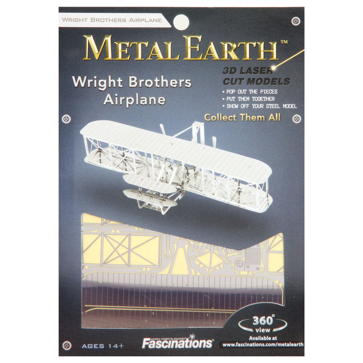 Eureka metal earth wright brothers fly