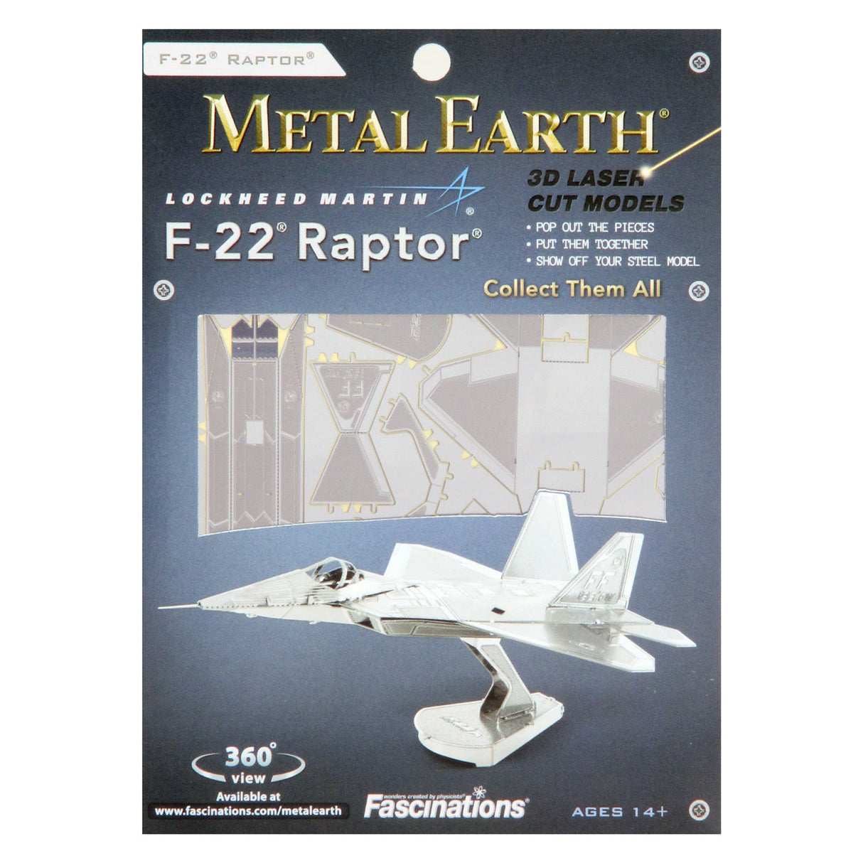 Metal earth model building 3d f15 eagle - metal