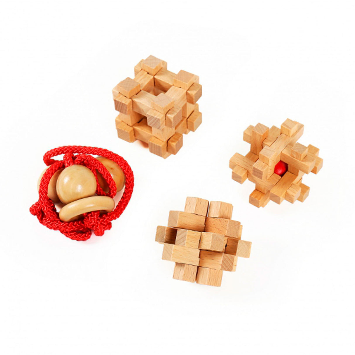 Eureka træhjernepuslespil ekstrem, 4 stk.