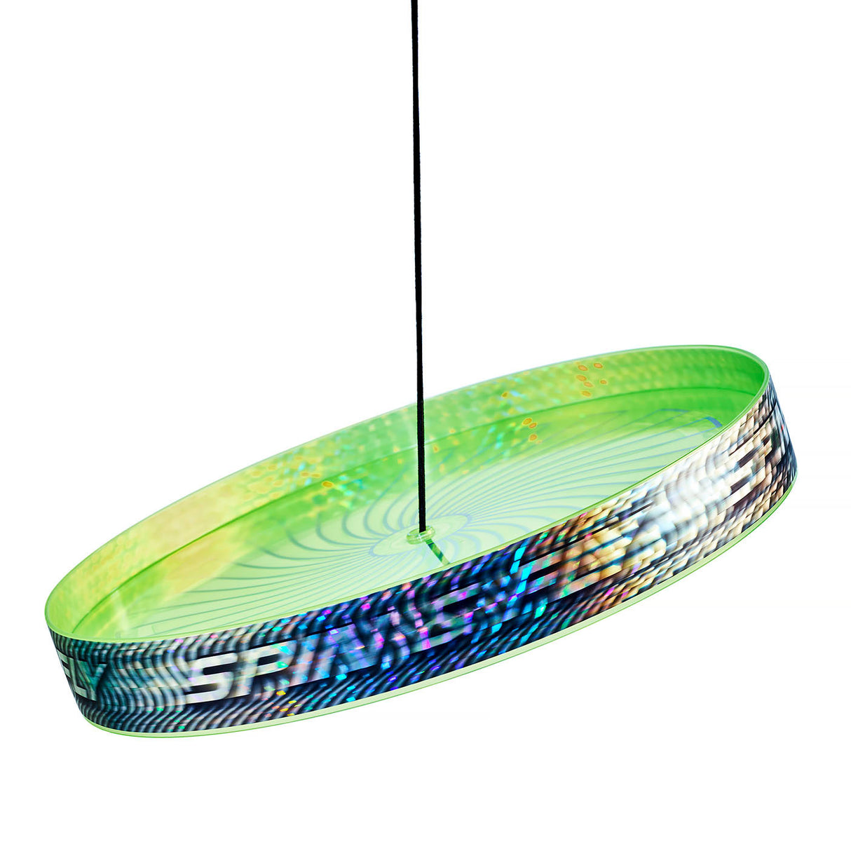 Akrobat spin og flue jonglerende frisbee - grøn