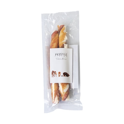 Petstyle levende snoet stick flerfarvet med kylling