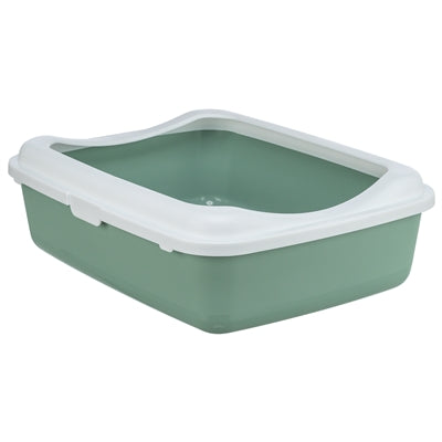 Trixie Kattenbak Classic med Rand Sage White