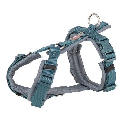 Trixie hund hårdere premium trekking benzin blå grafit grå