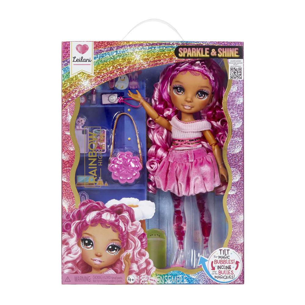 Rainbow high sparkle shine mode dukke pink