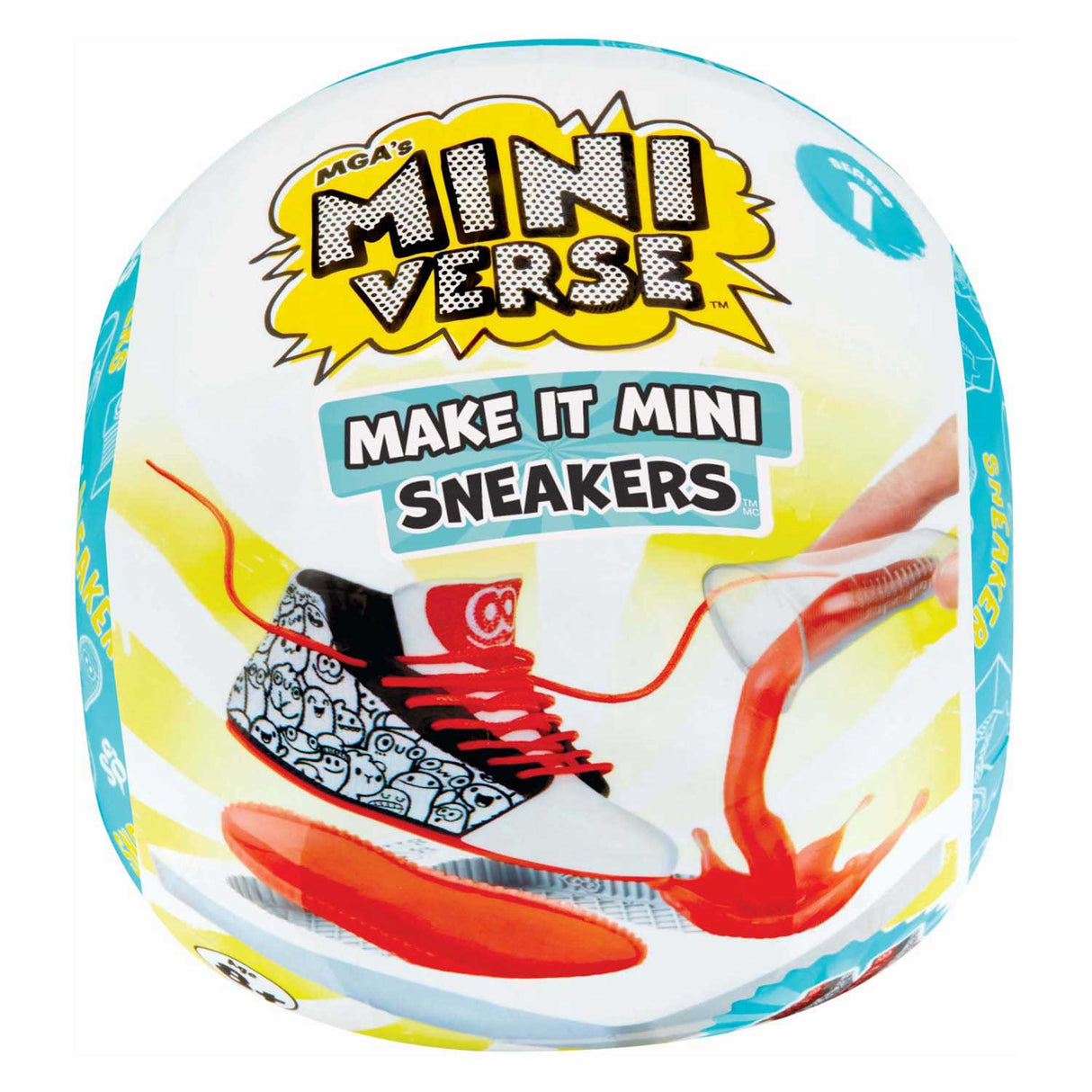 Miniverse make it mini sneakers - håndværkssæt - design mini sneakers med tilbehør