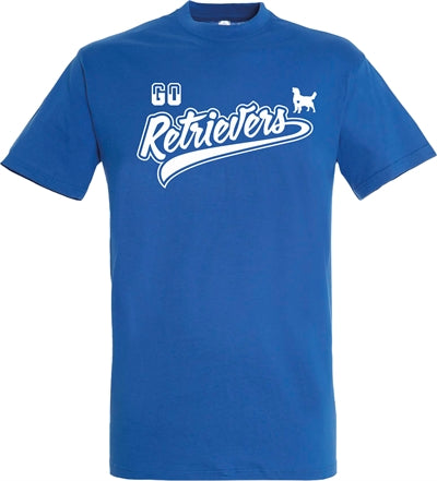 T-shirt go retrievere blå