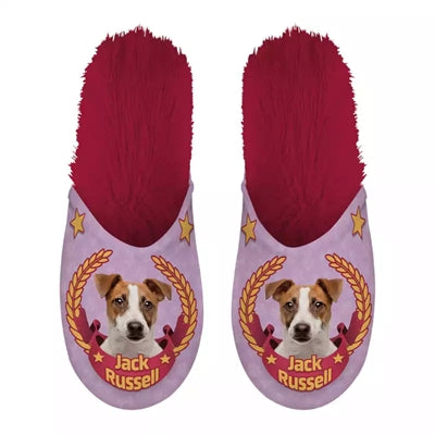 Hjemmesko jack russel pink fuchsia