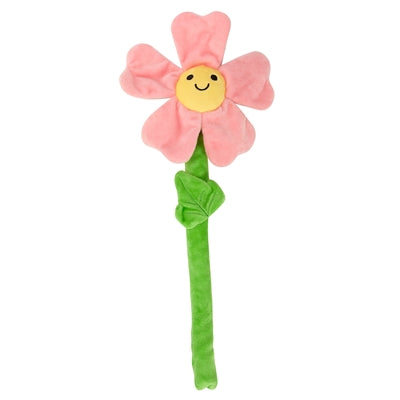 Fofos crinkle blomst pink med reb stilk