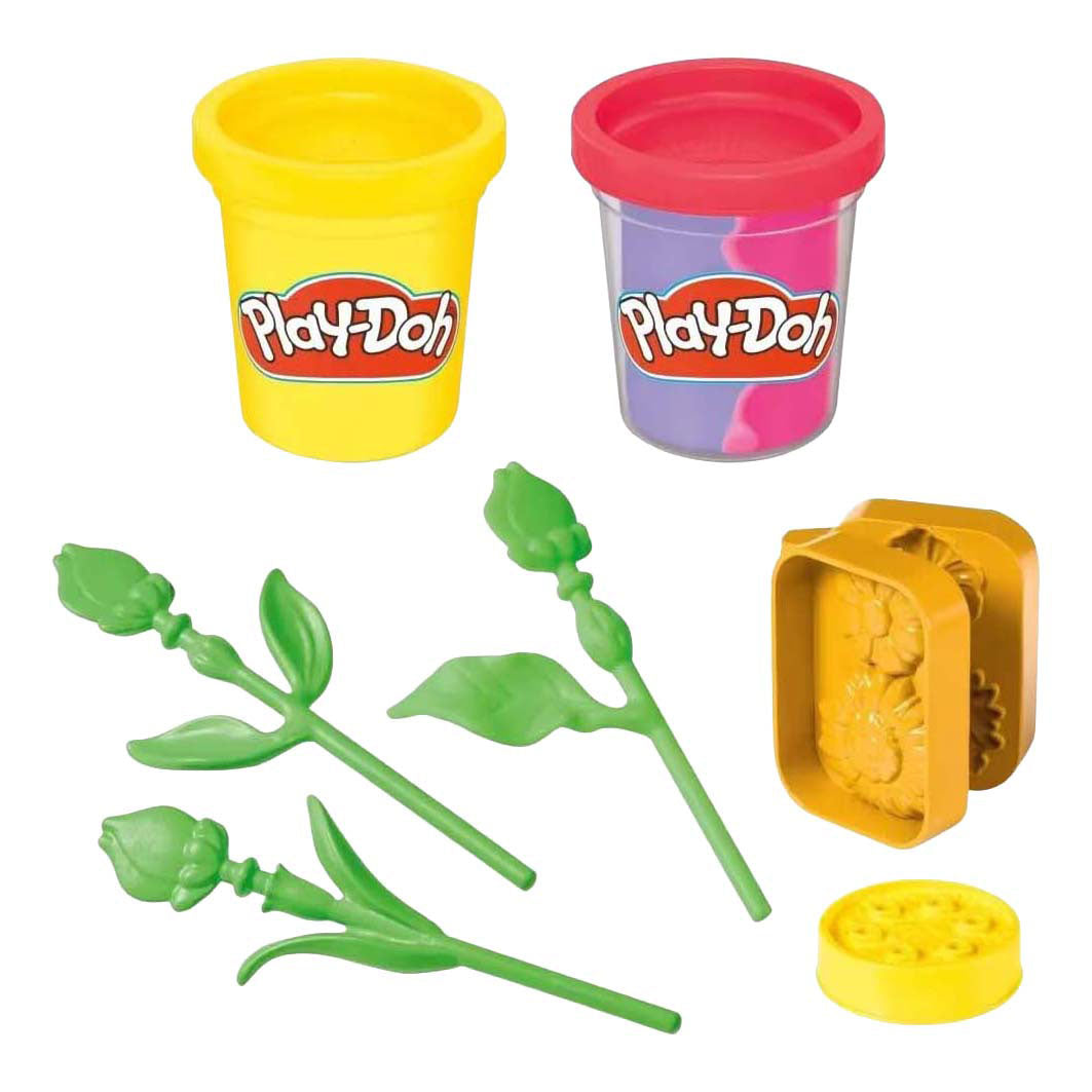Play-doh lil blomster solsikker og tusindfryd - 2 lerpotter