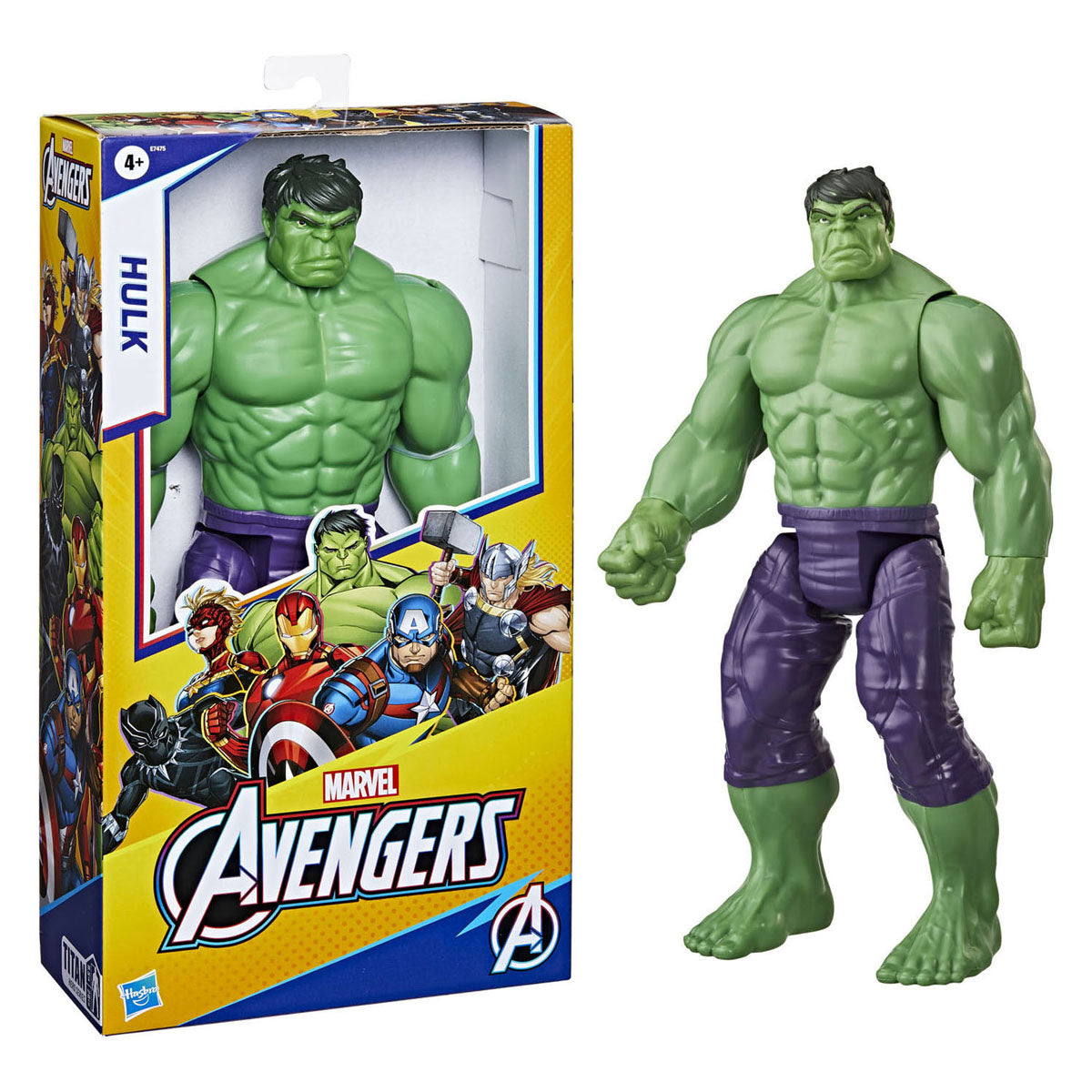 Hasbro marvel avengers titan series hulk spillefigur deluxe - 30 cm