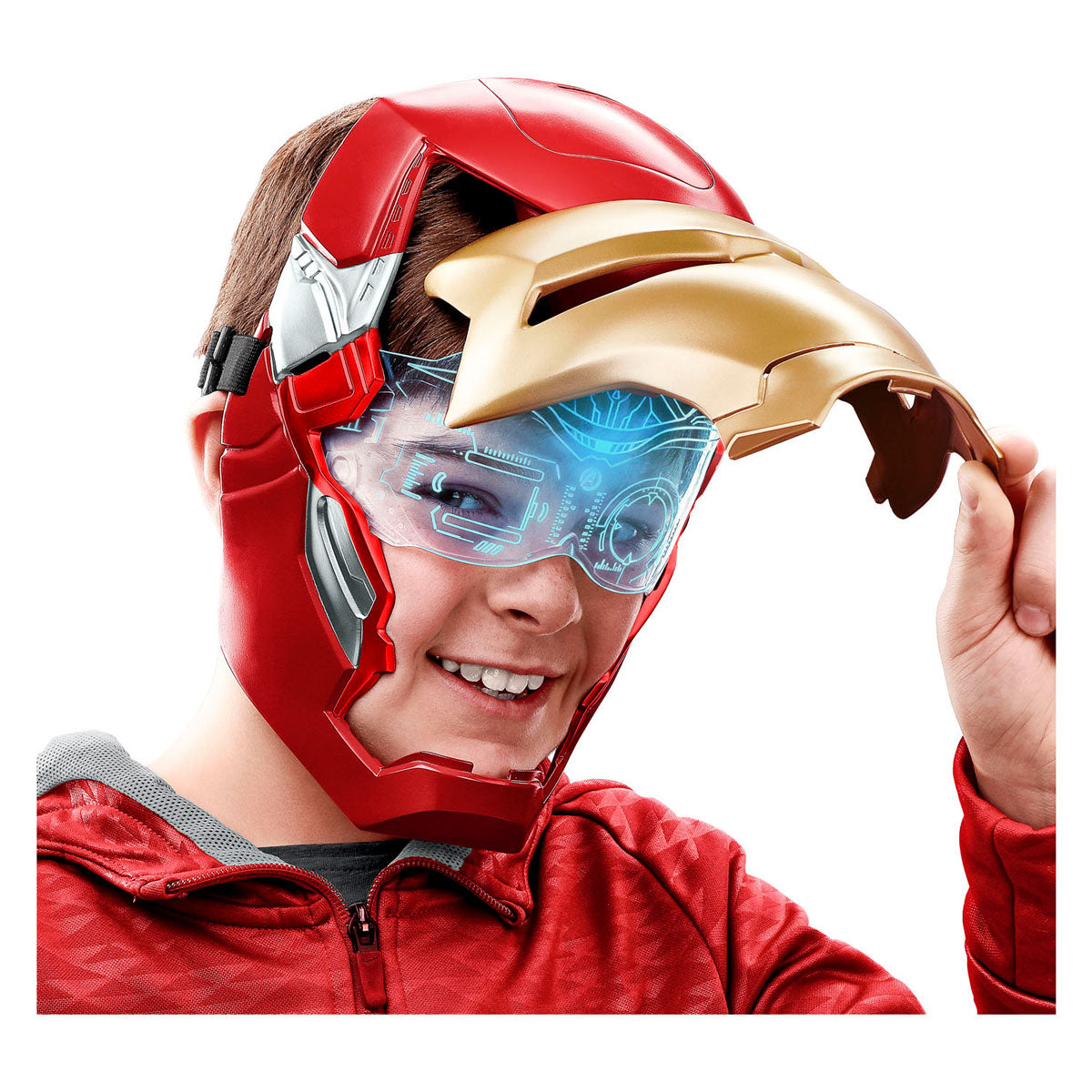 Marvel Avengers the iron man kostume maske - guld