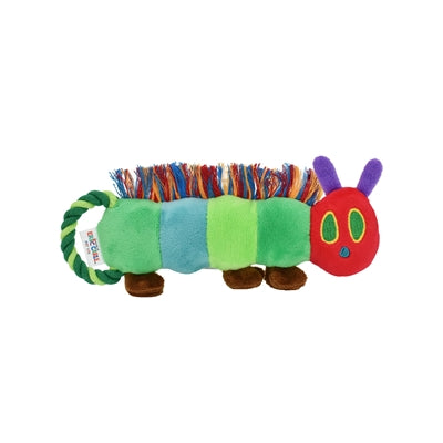 Eric Carle plyslarve aldrig nok med træksnor