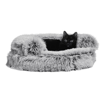 Croci sofa kattekurv bicolor sort