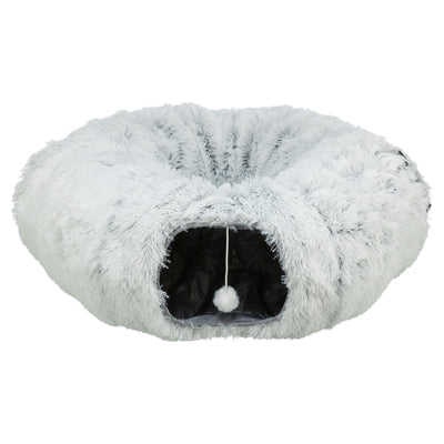 Trixie harvey plys play tunnel donut hvid grå