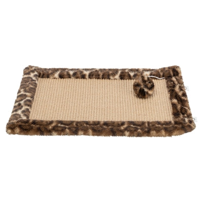 Trixie kradsemåtte leo leopardprint brun