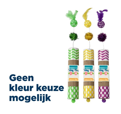 Glade kæledyr tabby patch rulle pap assorteret