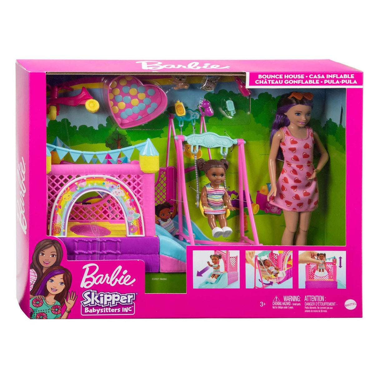 Mattel barbie skipper fortællende dukke legesæt