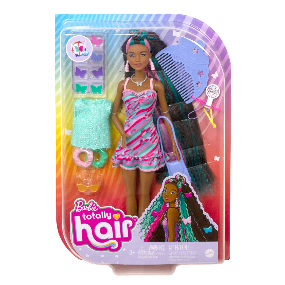 Mattel Pop helt hår sommerfugl