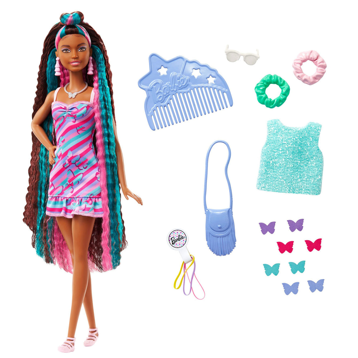 Mattel Pop helt hår sommerfugl