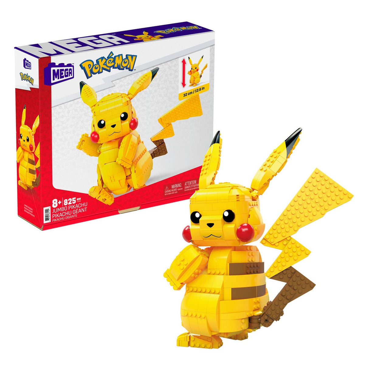 Mattel mega construx byggesæt pokemon - pikachu, 30cm