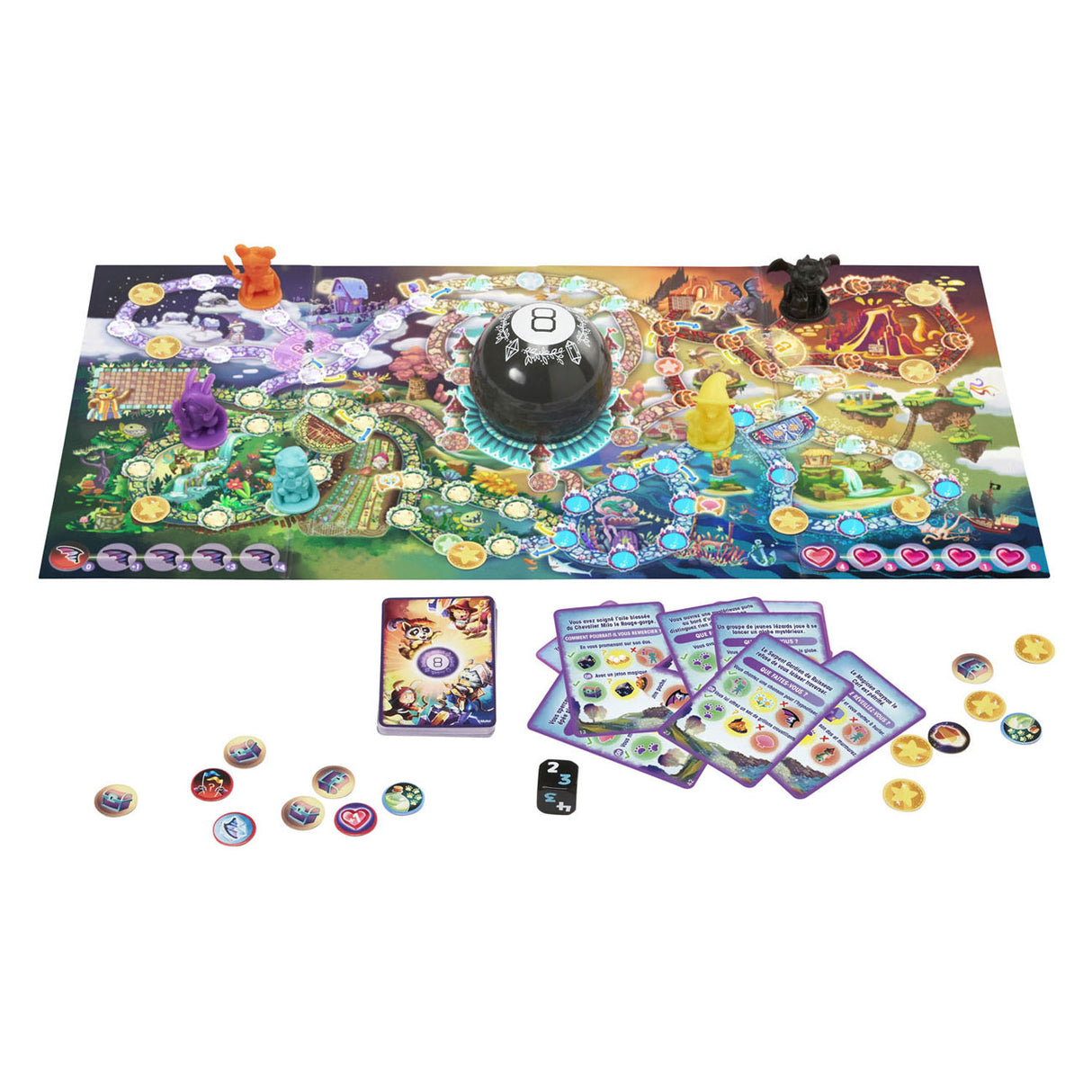Mattel Magic 8 Ball Board Game - Fransk