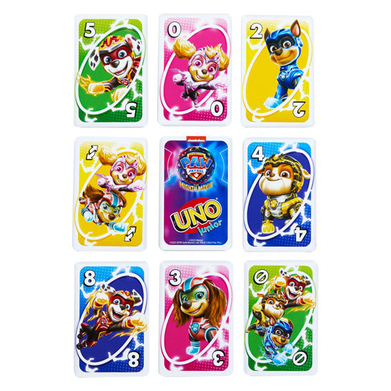 Mattel spil uno junior paw patrulje