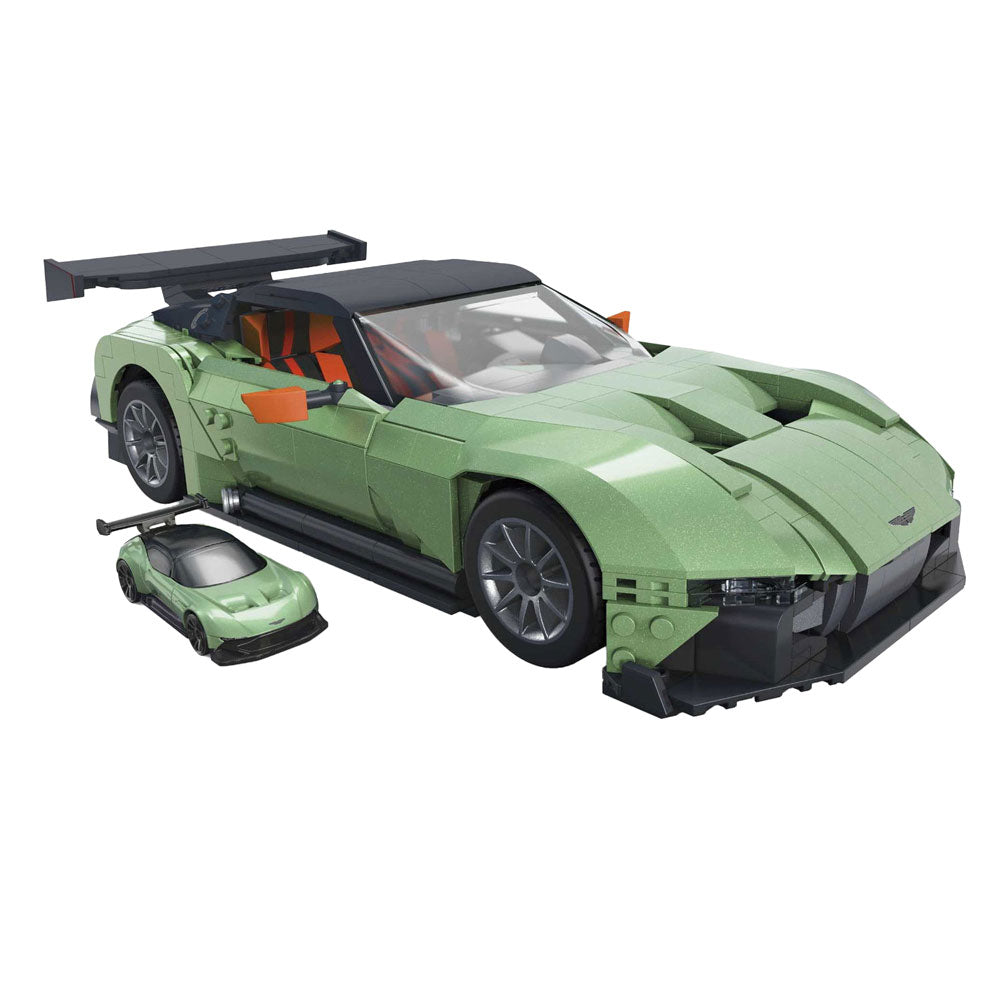 Mattel mega hot wheels aston martin vulcan byggesæt - 986 stk.