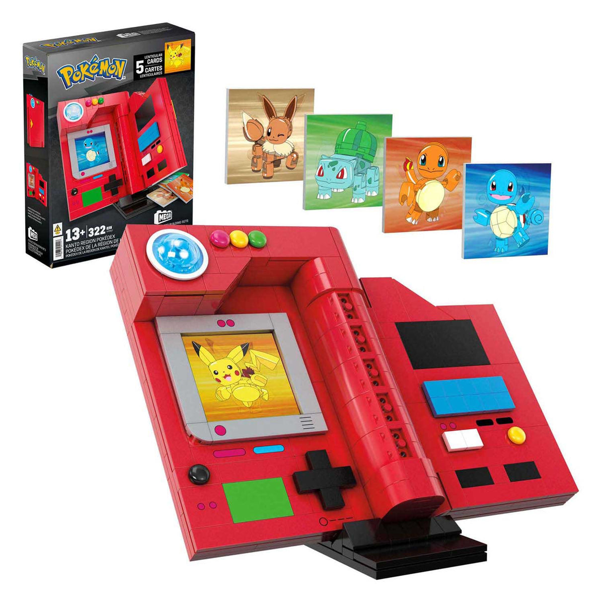 Mega Bloks Mega Construct Pokemon-byggesæt - Pokemon Kanto-regionen