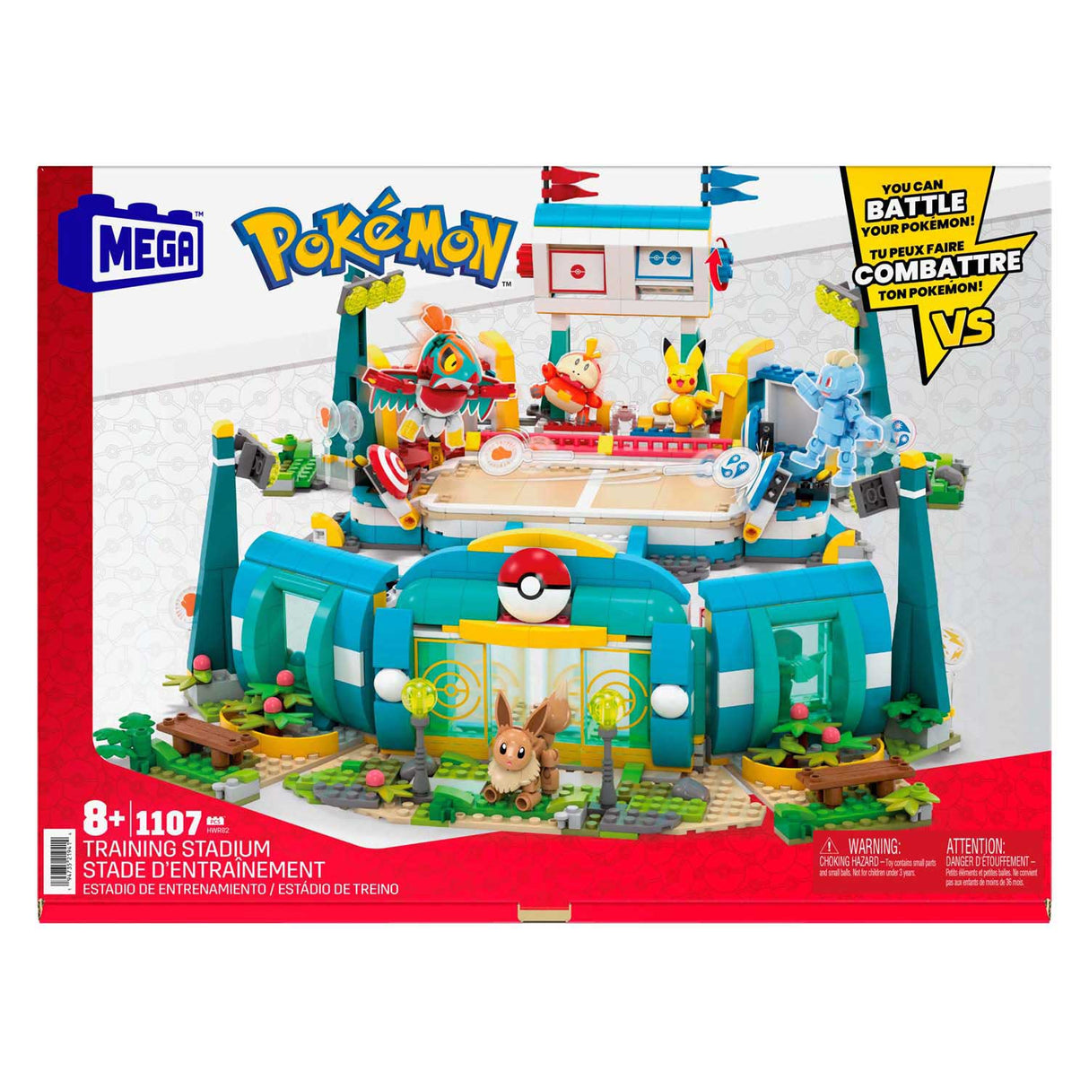 Mattel Mega Construct Pokémon Byggesæt - Træningsstadion